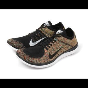 Multi-Color Nike Free 4.0 Flyknit Women’s 8.5 - Used